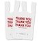 Cosco Thank You Plastic Bags, .55 Mil, 11"x22", 250/BX, White 250PK COS063036 - alternate 3